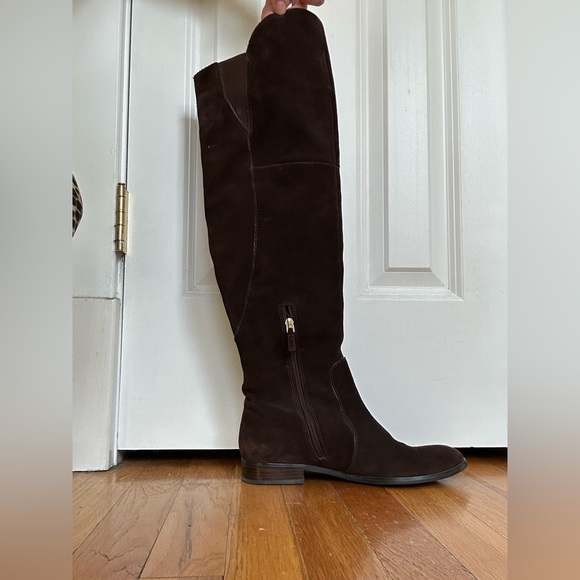Franco Sarto over-the-knee suede boots - Picture 3 of 5